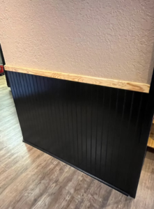 Paneled counter front